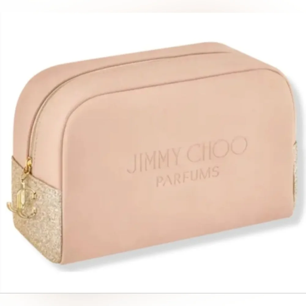 Jimmy Choo Travel/make-up bag,‎ pink color
